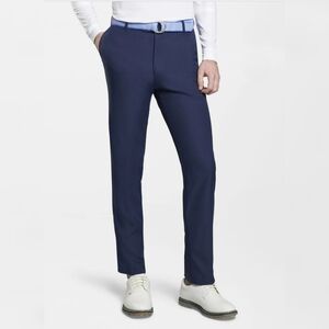 Peter Millar Performance Golf Pants Men Size 38×32 Navy Blue